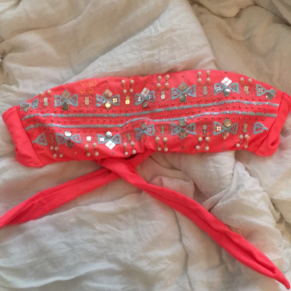 Sequin Bikini Top